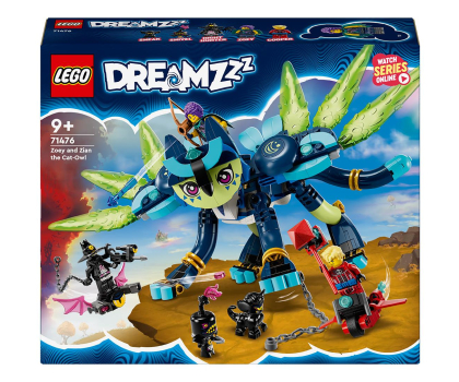 Klocki LEGO® LEGO DREAMZzz 71476 Zoey i sowokot Zian